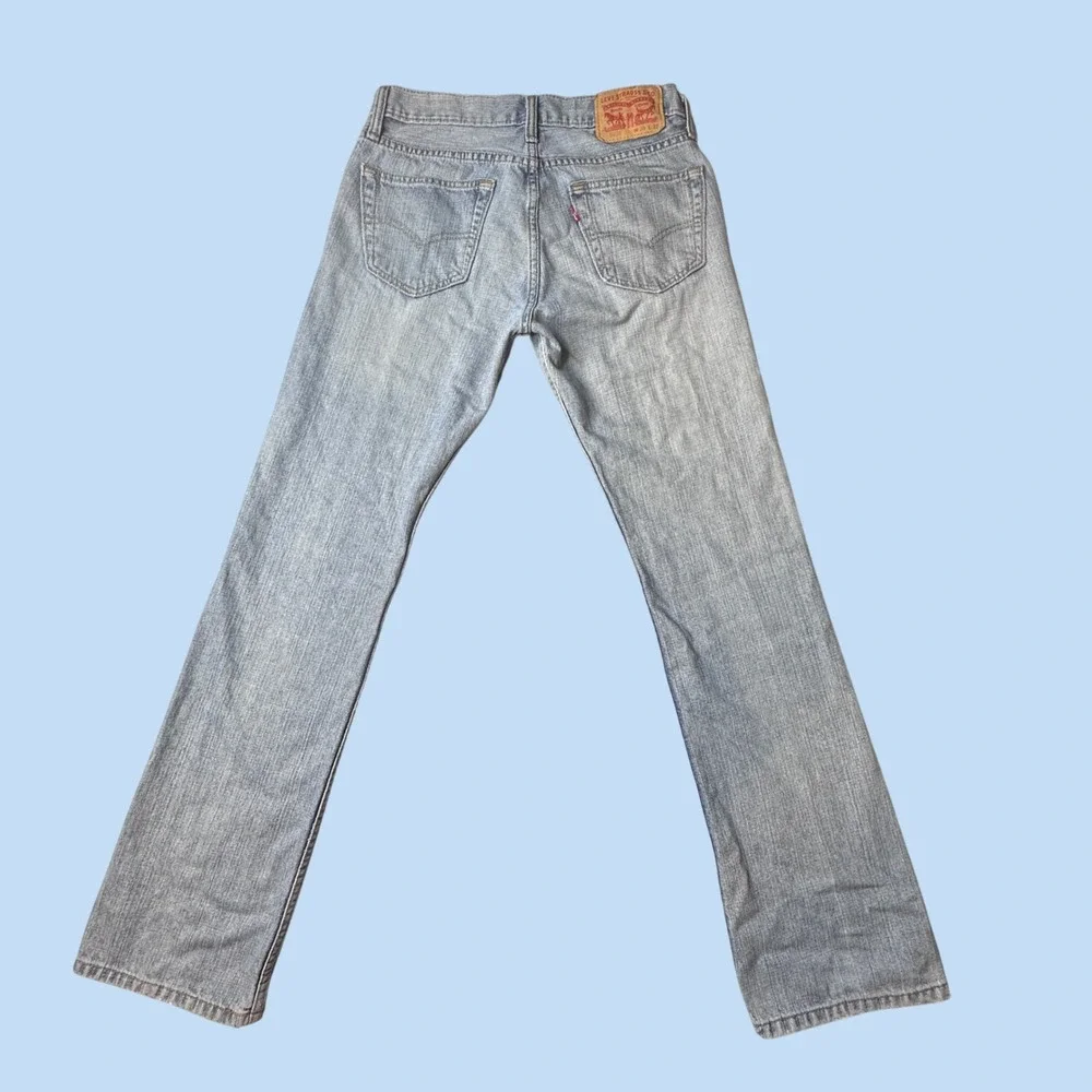 Levi's 527 Jeans Mens 29x32 (30x31) Light Wash Slim Bootcut Denim Casual Western